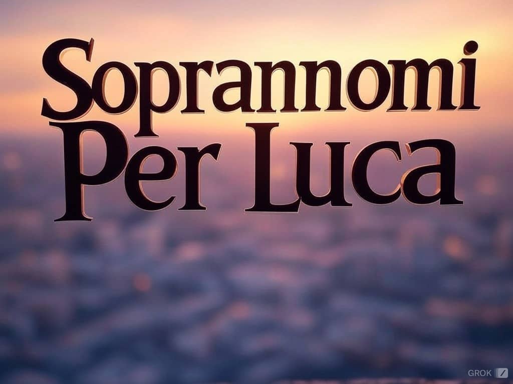 80 Soprannomi Per Luca 1