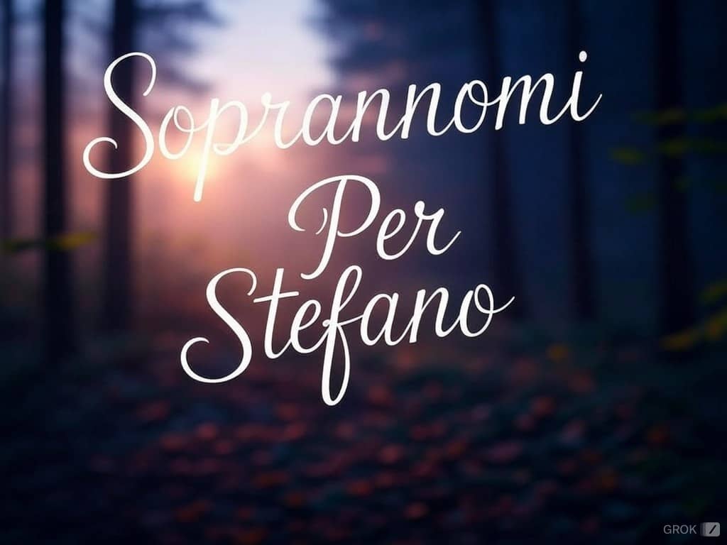 80 Soprannomi Per Stefano 1