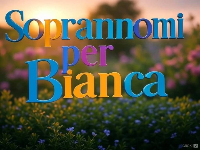 80 Soprannomi per Bianca