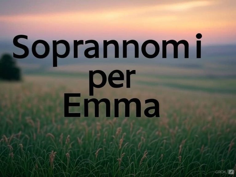 Soprannomi per Emma