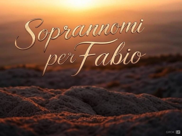 75 Soprannomi per Fabio