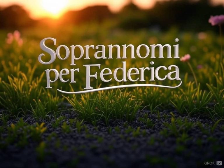 90 Soprannomi per Federica