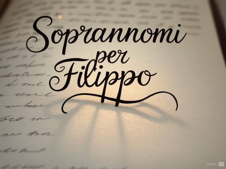 87 Soprannomi per Filippo