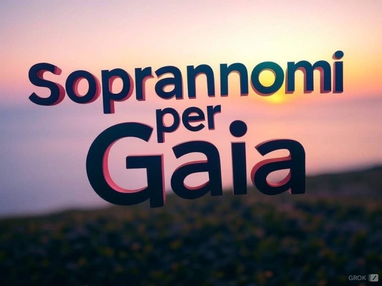 75 Soprannomi per Gaia