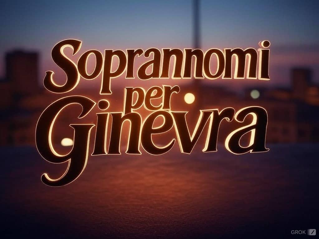 85 Soprannomi per Ginevra 1