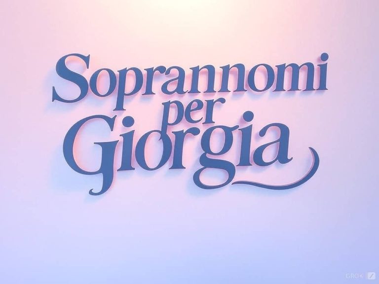 Soprannomi per Giorgia