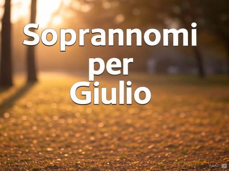 75 Soprannomi per Giulio