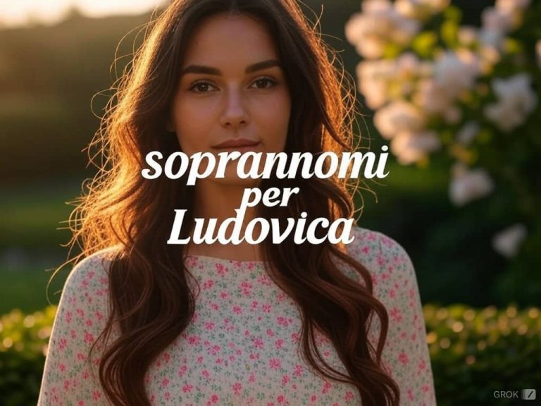 80 Soprannomi per Ludovica