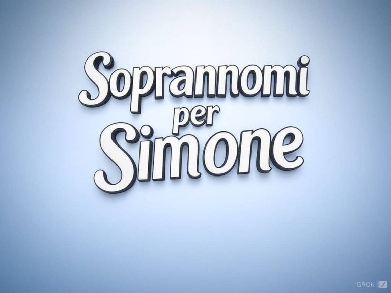 Soprannomi per Simone