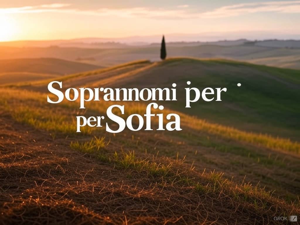 77 Soprannomi per Sofia 1